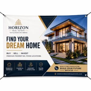 Luxury Real Estate Vinyl Banner